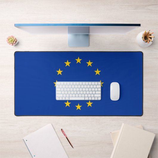 European Union flag custom desk mat デスクマット (オフィス1)