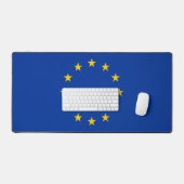European Union flag custom desk mat デスクマット (キーボード&マウス)
