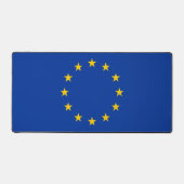 European Union flag custom desk mat デスクマット (正面)