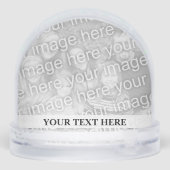 European Union flag snow globe with custom photo (裏面)