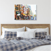 EuropeanCitiesPainted by Fxn Art キャンバスプリント (インサイチュ (寝室))