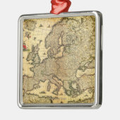 EuropePanoramic MapEurope メタルオーナメント (左)