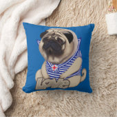 Europugのくまパグの枕 クッション (ブランケット)