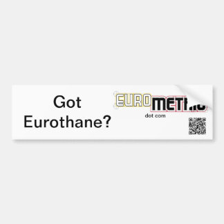 Eurothaneの得られたバンパーステッカー バンパーステッカー