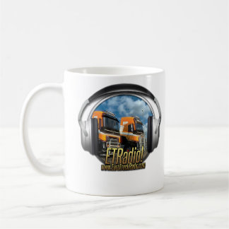 Eurotruckのラジオ325のmlのクラシックで白いマグ コーヒーマグカップ