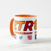 EuroTruckRadioの公式のマグ マグカップ (正面左)