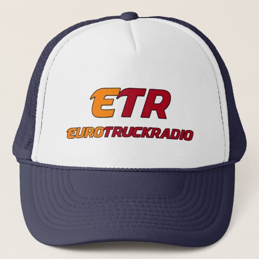 EuroTruckRadioの帽子のデザイン#1 キャップ (正面)