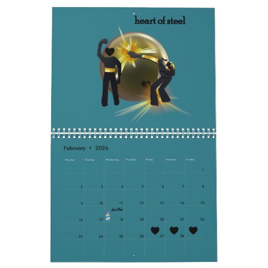 Eurovision誕生日-a-rama 2024カレンダー カレンダー (2月 2026)