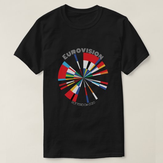 Eurovision 2020エッセンシャル tシャツ (デザイン正面)