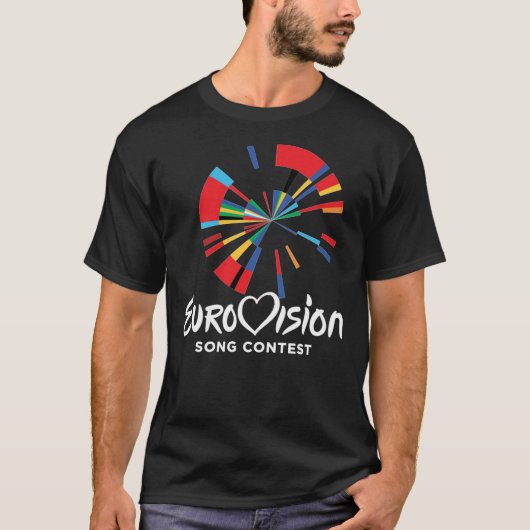 Eurovision Song Contestクラシック LogoTシャツ Tシャツ (正面)