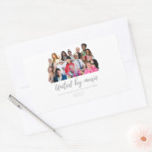 Eurovision Songcontest 2024 Unisex T-shirt Sweden  長方形シール (封筒)