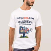 Eurozoco.com Anuncios en toda Europa Tシャツ (正面)