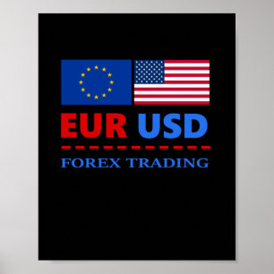 EURUSD外国為替取引 ポスター