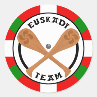 euskadiチームステッカー ラウンドシール