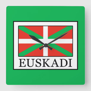 Euskadi スクエア壁時計