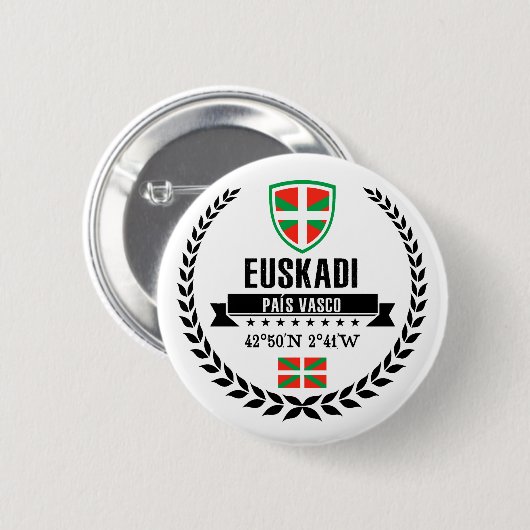 Euskadi 缶バッジ (正面&裏面)