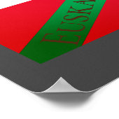 Euskadi Basque Country Artistic Flag ポスター (角)