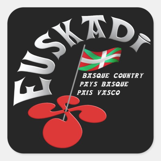 Euskadi Pays Basque スクエアシール (正面)