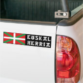 euskal herriaのステッカー バンパーステッカー (トラック上)