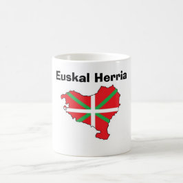 Euskal Herriaの地図のマグ コーヒーマグカップ