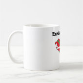 Euskal Herriaの地図のマグ コーヒーマグカップ (左)