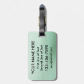 Euskal Herriaラゲッジタグ、バスクカントリー ラゲッジタグ (裏面縦)