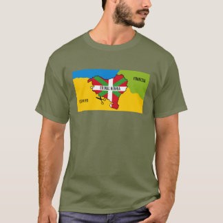 Euskal Herria: Ikurriñaのetaのeuskal independentzia、 Tシャツ