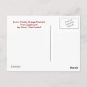 EUSTIS, FL...オクラワハハウス， 1912 ポストカード (裏面)