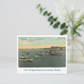 Eustis, FL – ボートの艦隊 – 1907 ポストカード (スタンド正面)