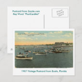Eustis, FL – ボートの艦隊 – 1907 ポストカード (正面/裏面)