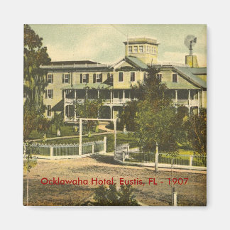 Eustis, FL, Ocklawaha Hotel.-1907 マグネット