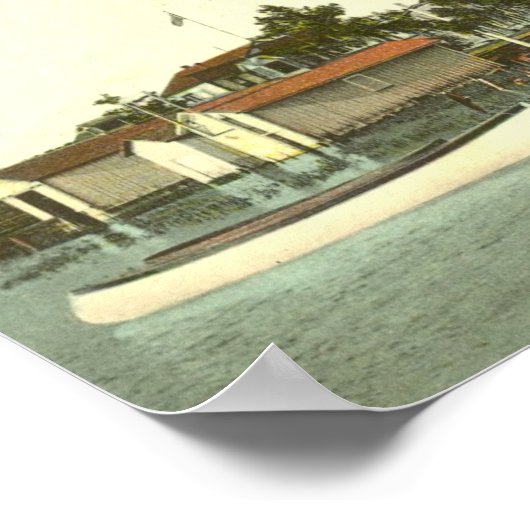 EUSTIS, FL, Waterfront, - 1907 ポスター (角)