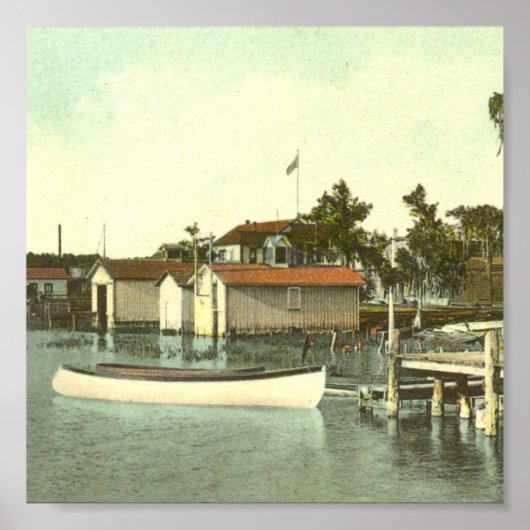 EUSTIS, FL, Waterfront, - 1907 ポスター (正面)
