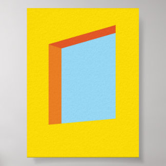 Eutique Window Perspectiveイラストレーション- モダン ポスター