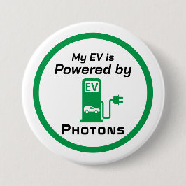 EVはフォトンによって駆動される 缶バッジ