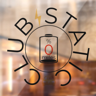 EVクラブ静止窓付着 ウィンドウサイン