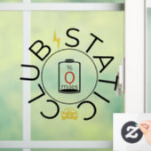 EVクラブ静止窓付着 ウィンドウサイン (ホーム)