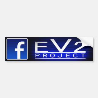 EV2プロジェクトのバンパーステッカー! バンパーステッカー