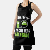 EV Elecを充電していた車が遅れてごめんおもしろい。 エプロン (インサイチュ)
