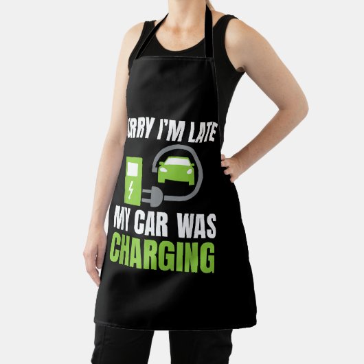 EV Elecを充電していた車が遅れてごめんおもしろい。 エプロン (インサイチュ)