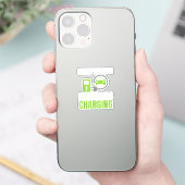 EV Elecを充電していた車が遅れてごめんおもしろい。 シール (スマートフォン)