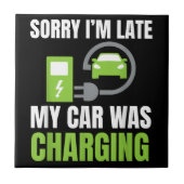 EV Elecを充電していた車が遅れてごめんおもしろい。 タイル (正面)