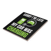 EV Elecを充電していた車が遅れてごめんおもしろい。 タイル (側面)