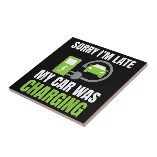 EV Elecを充電していた車が遅れてごめんおもしろい。 タイル (側面)