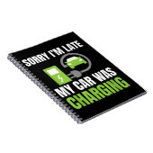 EV Elecを充電していた車が遅れてごめんおもしろい。 ノートブック (右側)