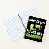 EV Elecを充電していた車が遅れてごめんおもしろい。 ノートブック (内部)