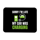 EV Elecを充電していた車が遅れてごめんおもしろい。 マグネット (横)