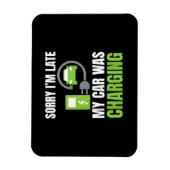 EV Elecを充電していた車が遅れてごめんおもしろい。 マグネット (縦)