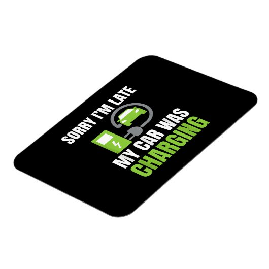 EV Elecを充電していた車が遅れてごめんおもしろい。 マグネット (左側)