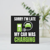 EV Elecを充電していた車が遅れてごめんおもしろい。 招待状 (スタンド正面)